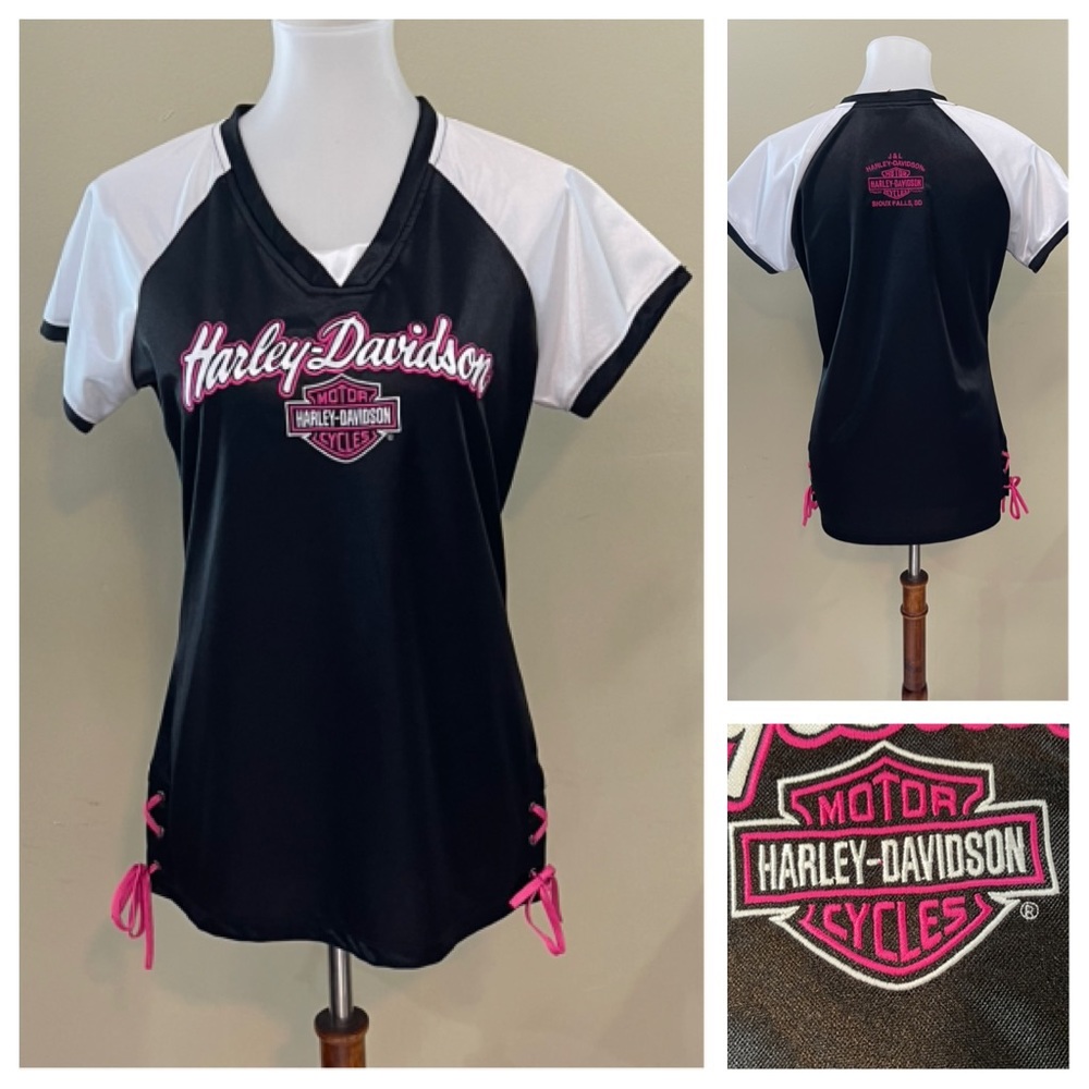 🌿Harley Davidson Sioux Falls SD Jersey Top